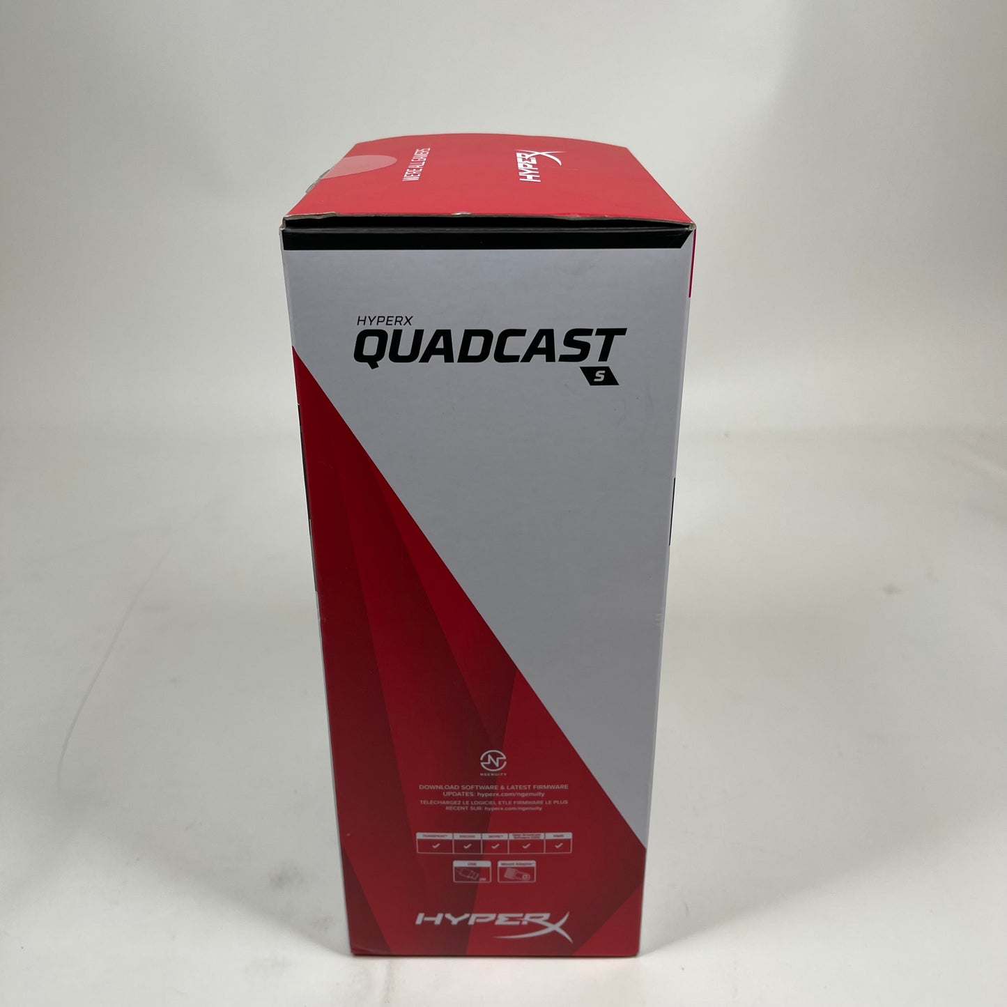 HyperX QuadCast S 20 Hz - 20 kHz Broadcast Dynamic Microphone QDC001