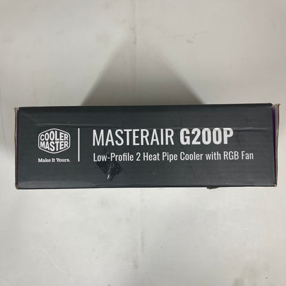 New Cooler Master MasterAir G200P CPU Heatsink and Fan