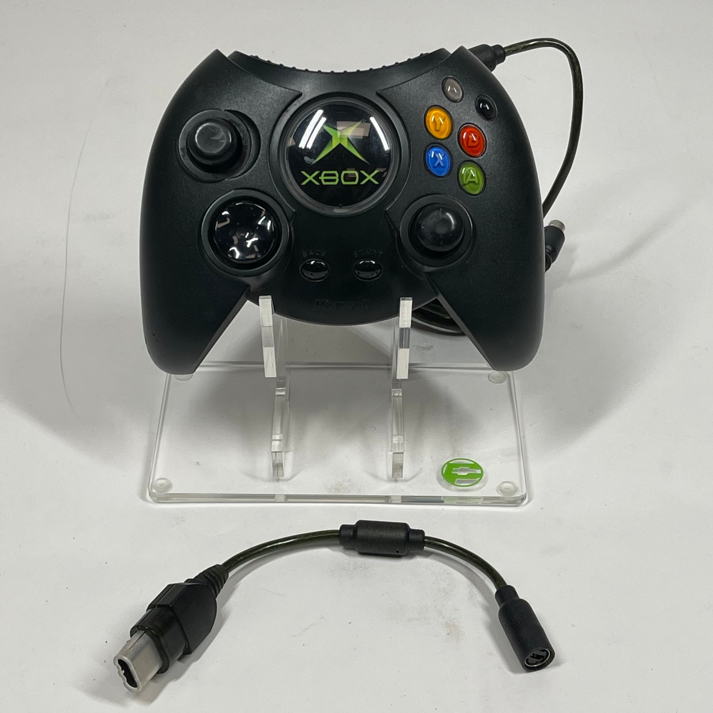 Microsoft Original Xbox Controller Duke Black X08-17160 with Break-Away Cable