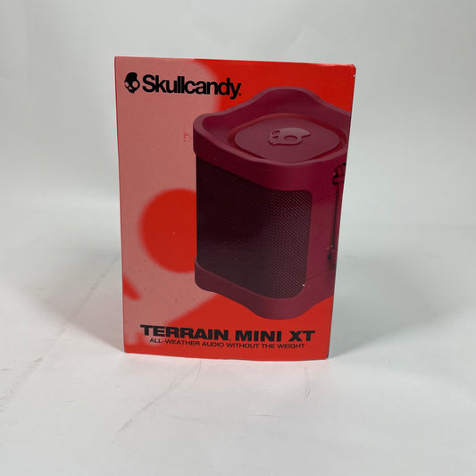 New Skullcandy Terrain Mini XT Waterproof Wireless Bluetooth Speaker Red