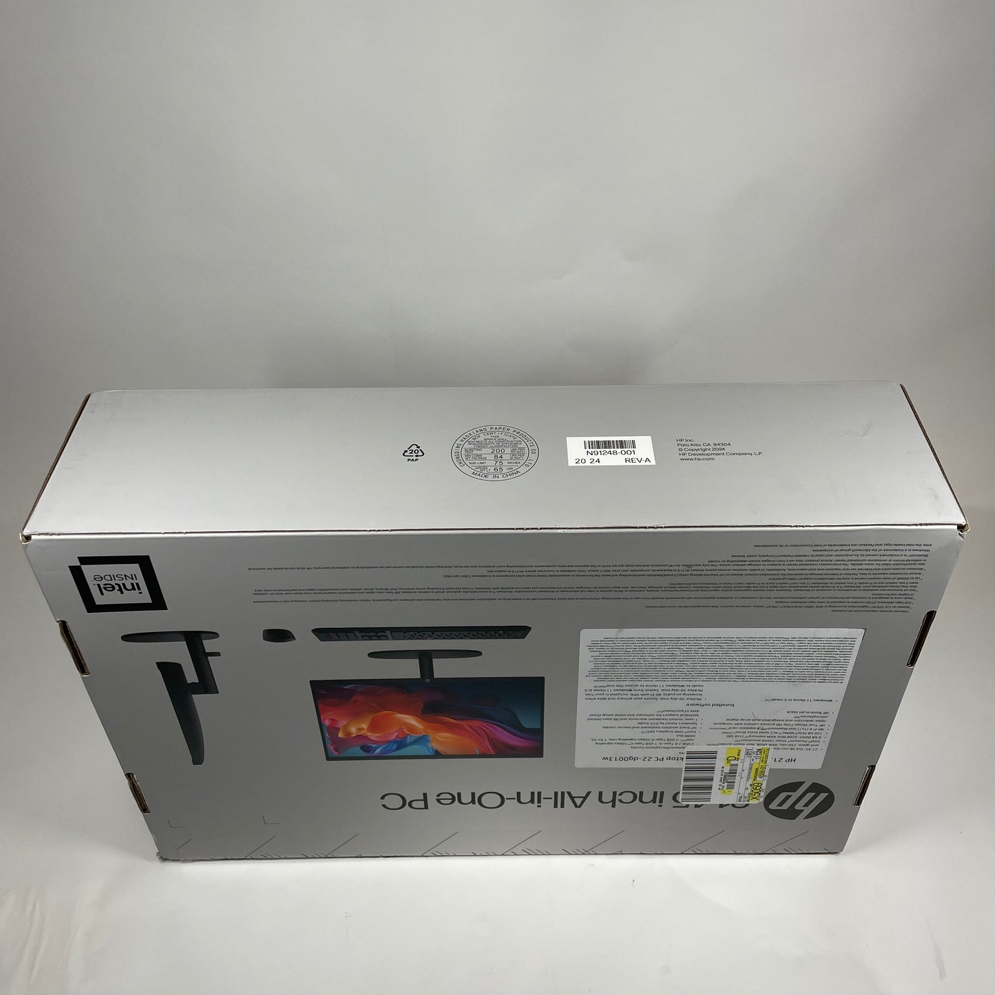 New HP All In One Desktop 22-dg0013w 21.45" Pentium Silver 1.8GHz 8GB RAM 128GB