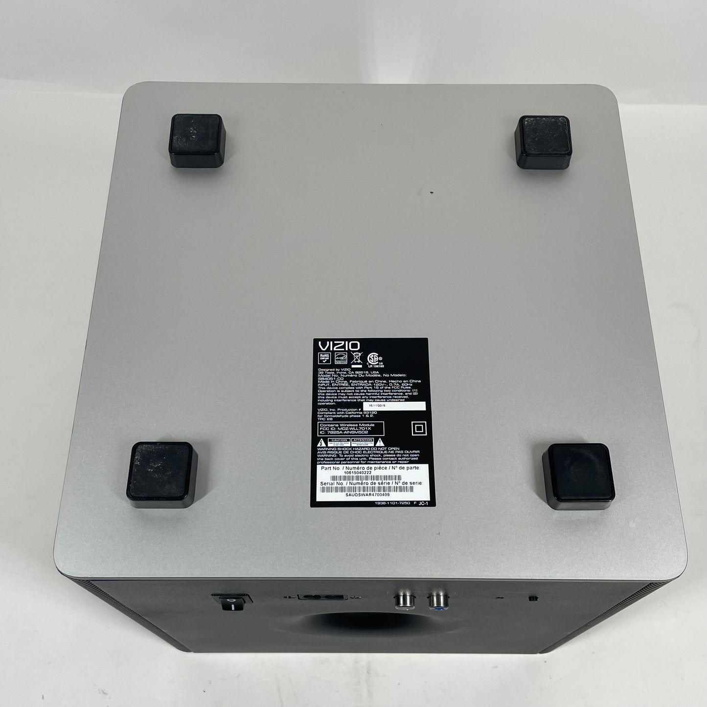 VIZIO SB4051-C0 Soundbar with Wireless Subwoofer Black READ