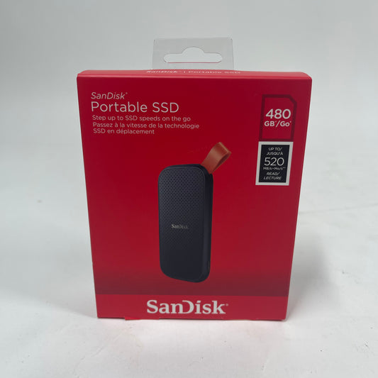 New Sandisk Portable SSD 480GB Black