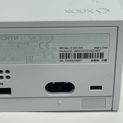 Microsoft Xbox Series S 1TB Console Gaming System Only White 1883