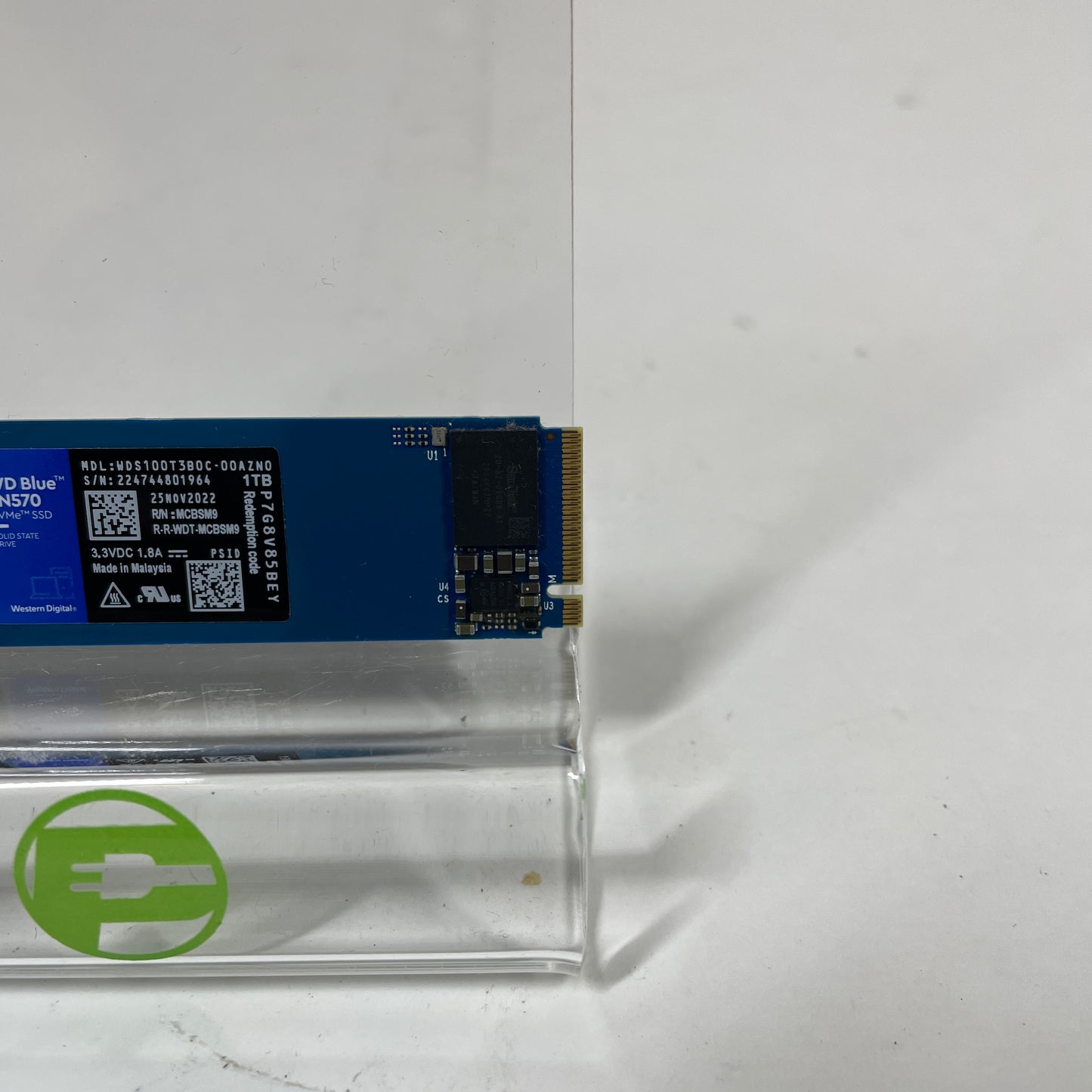 Western Digital WD 2280mm SN570 1TB M.2 NVMe Gen 4.0 x 4 SSD WDBRPG5000ANC-WRSN