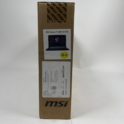 MSI Katana 15 B13VEK 15.6" i7-13620H 2.40GHz 16GB RAM 1TB SSD GeForce RTX 4050