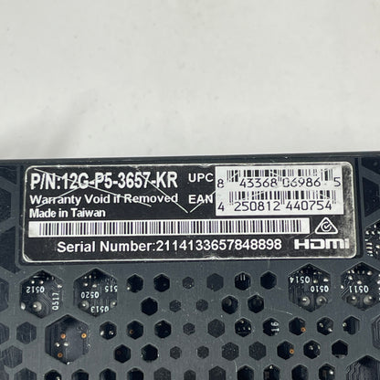 Broken EVGA GeForce RTX 3060 12GB GDDR6 Graphics Card 12G-P5-3657-KR