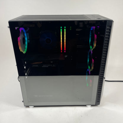 iBuyPower Custom PC i5-9400F 2.90GHz 32GB RAM 256GB SSD MSI GeForce GTX 1660