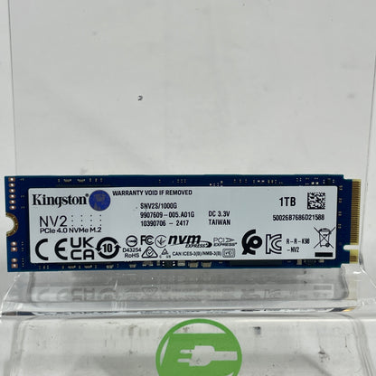 Kingston 2280mm NV2 1TB M.2 NVMe Gen 4.0 x 4 SSD SNV2S/1000G