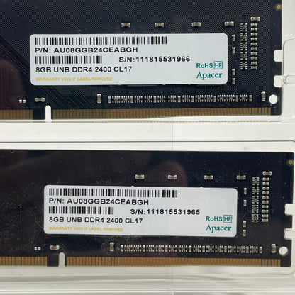 Apacer DDR4 16GB (2x8GB) RAM DDR4 2666MHz AU08GGB24CEABGH
